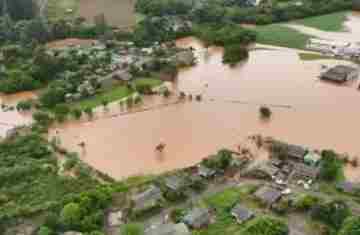 Goioxim - Cidade fica ilhada após fortes chuvas e prefeito estima prejuízo em torno de R$ 2 milhões